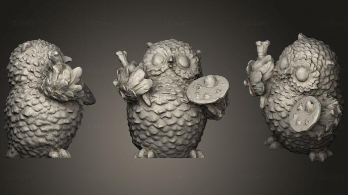 3D model Owl Artist V2 (STL)